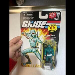 HASBRO G.I. JOE 25th Anniversary Cobra Ninja Viper‎ Action Figure NEW MOC